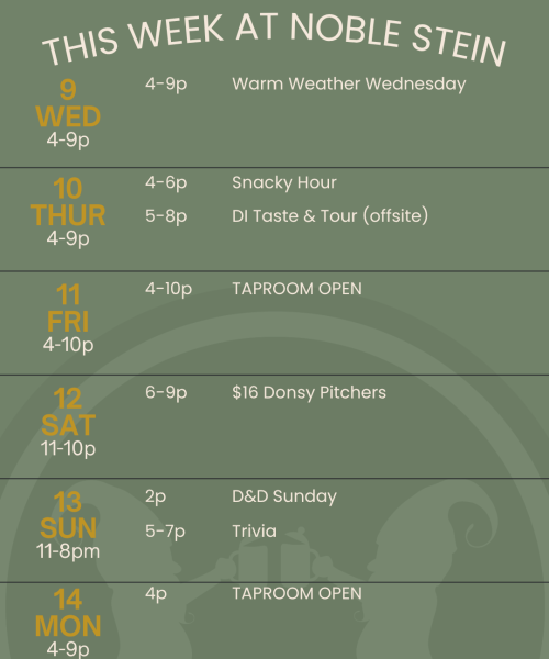 Beer Events this Week Beer Events this Week